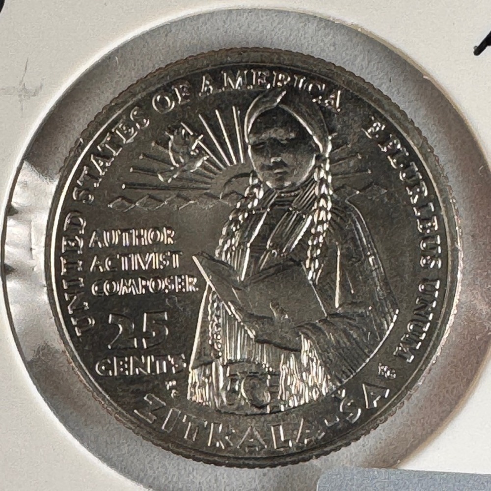 2024 D Zitkala-Sa American Women Quarter Dollar US Coin AU+ Denver Mint 25 Cents